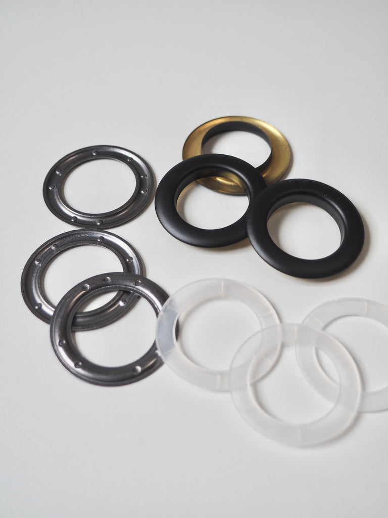 Matte Black Eyelets 35mm