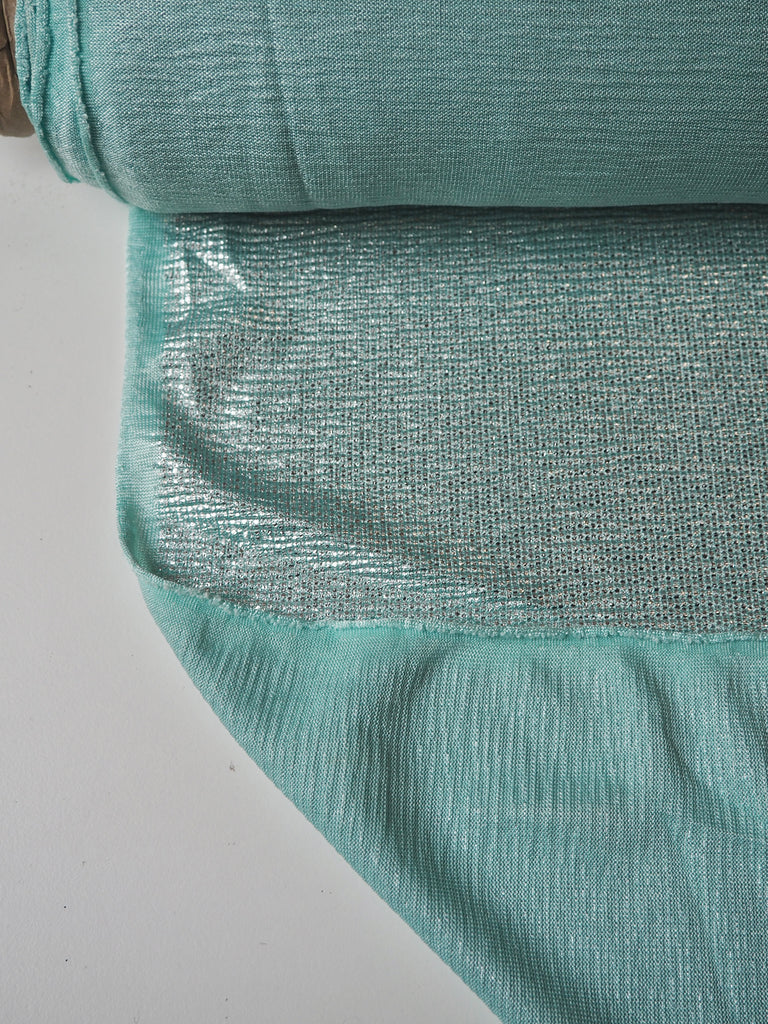 Mint Metallic Jersey
