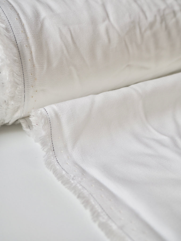 White Soft Cotton Twill