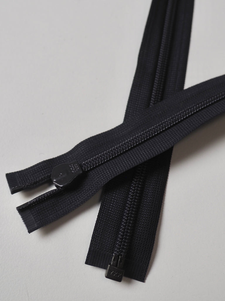 61cm/24inch Midnight Invisible Open Ended Zips