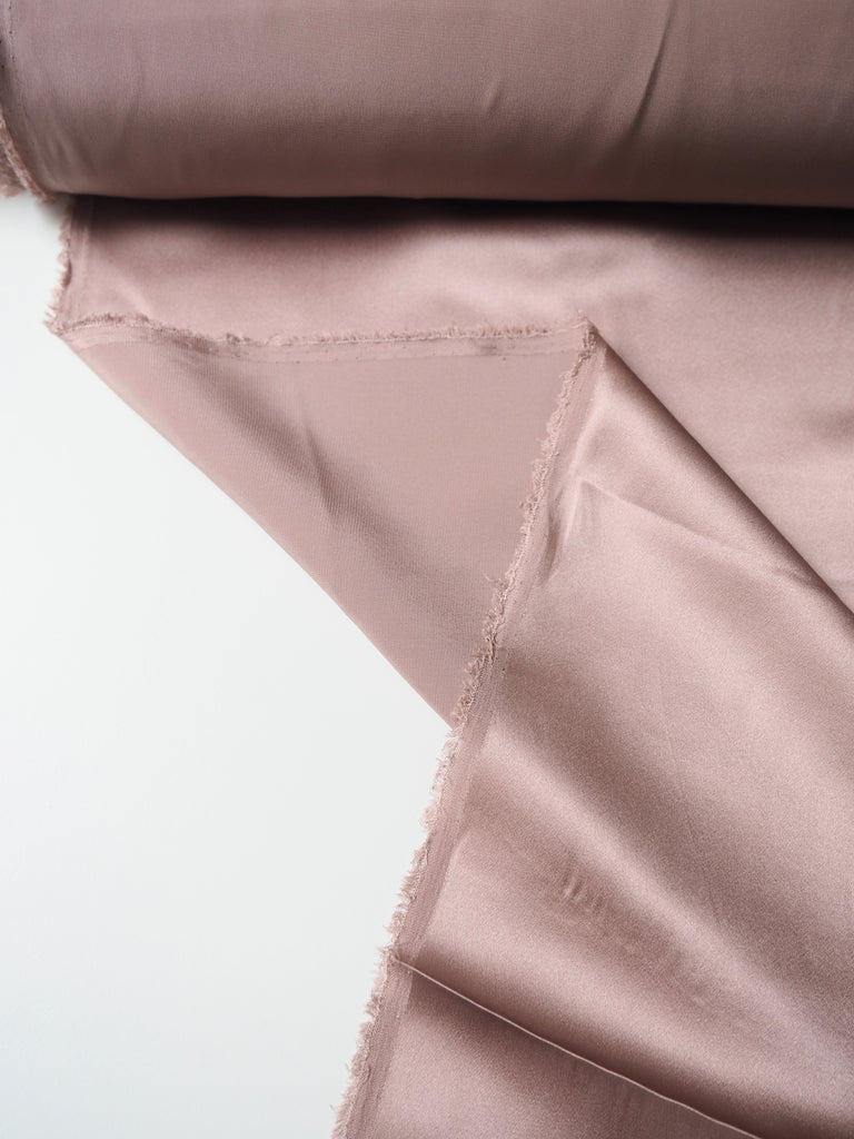 Dusky Rose Silk Charmeuse