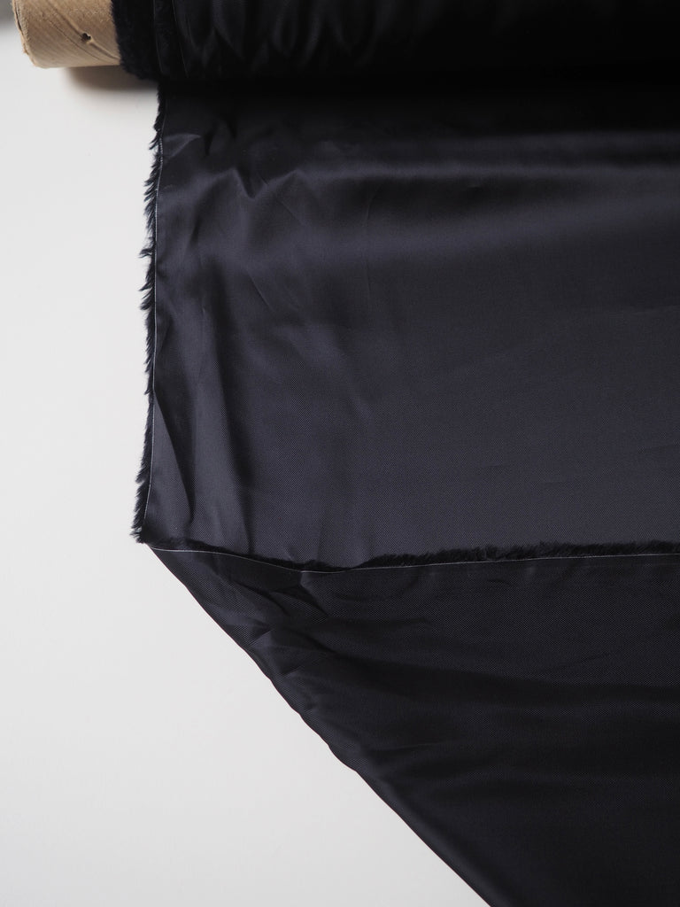 Dark Navy Viscose Twill Lining