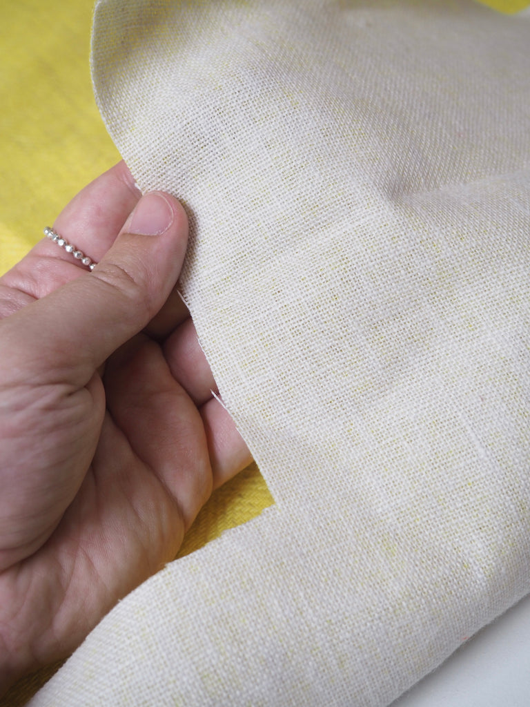 Electric Yellow Double Linen