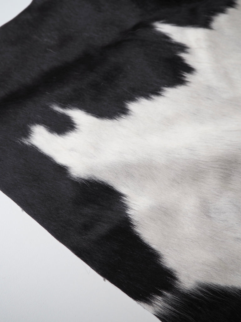 Natural Black and White Cowhide