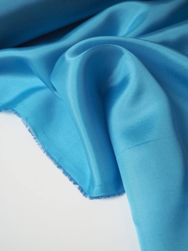 Aquamarine Viscose Satin Lining