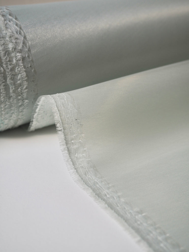 Seafoam Gloss Heavy Organza