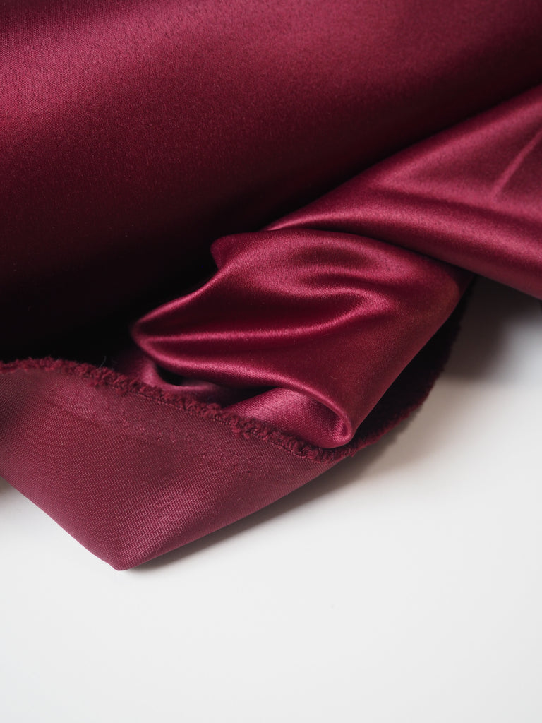 Wine Duchess Satin
