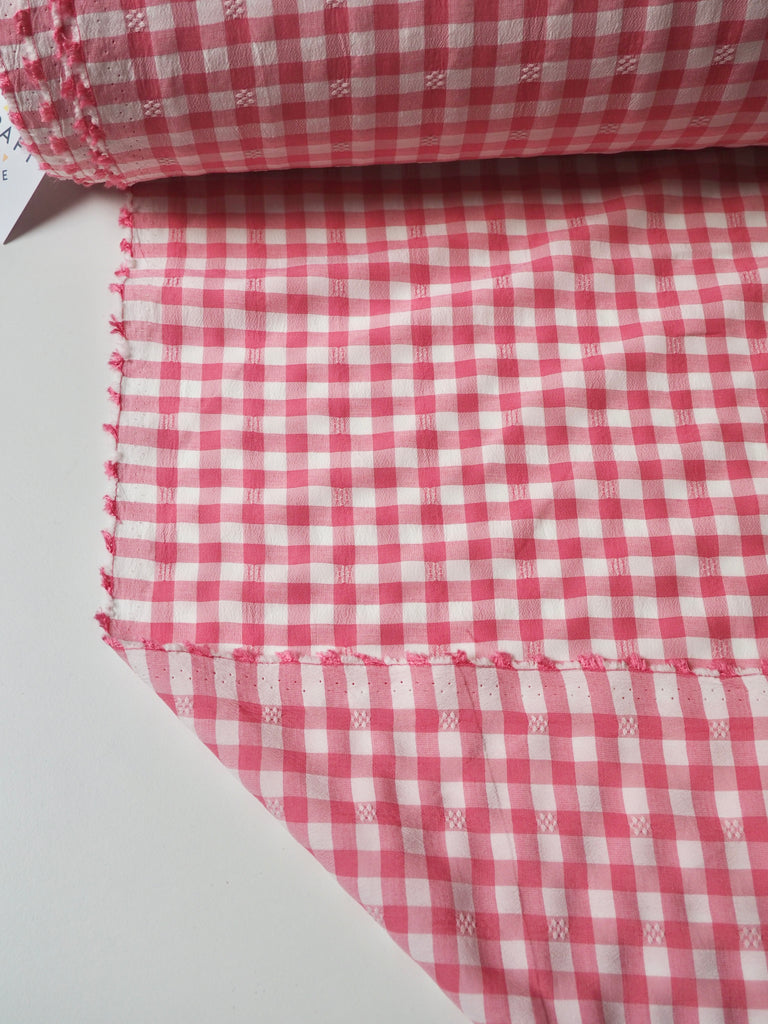 Pink Dotted Gingham