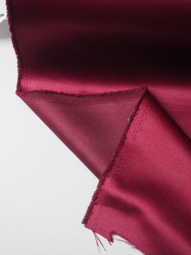 Wine Duchess Satin