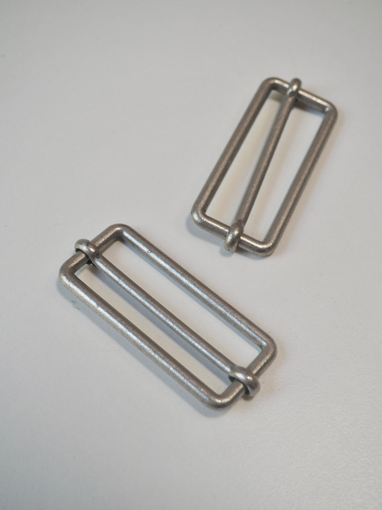 Distressed Silver Tri-Slider 65mm