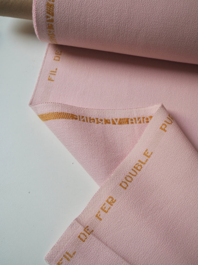Ballet Pink Double Wool Crepe