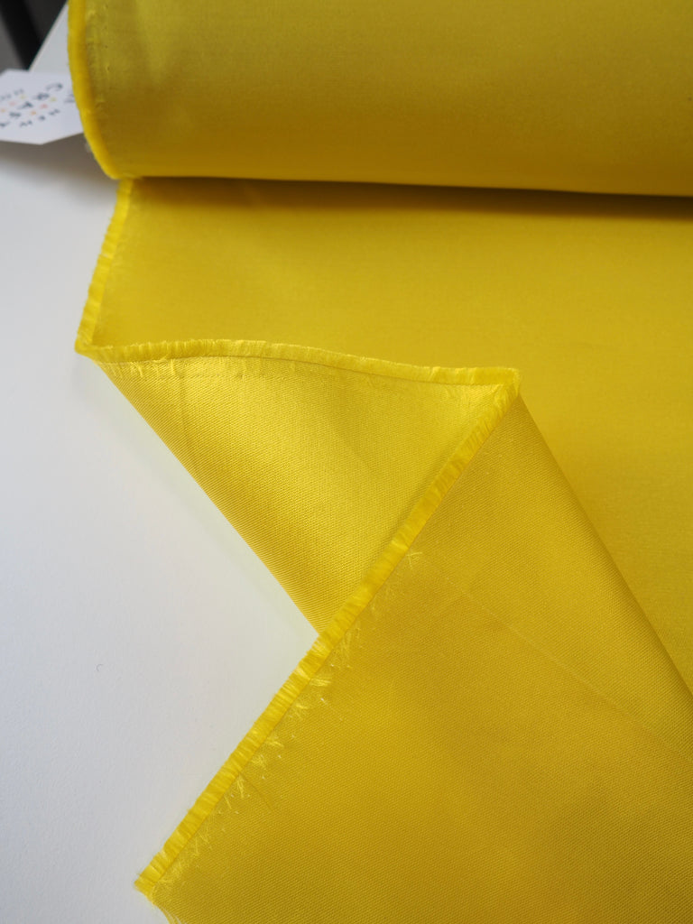 Electric Yellow Silk Gazar