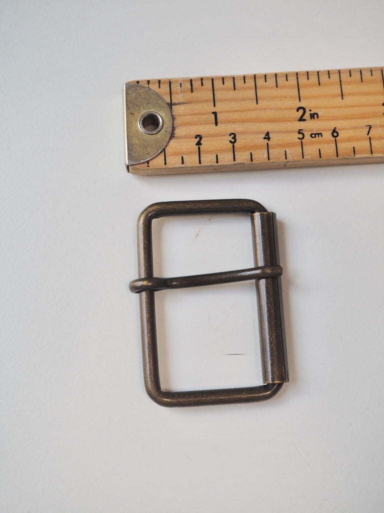 Antique Brass Buckle 58mm