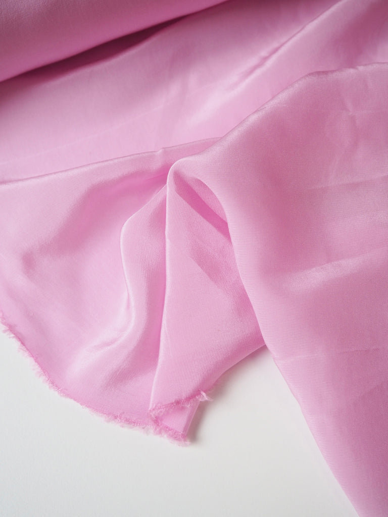 Pink Lightweight Silk Crepe de Chine