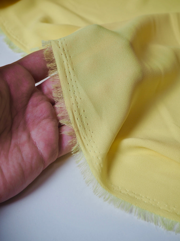 Sunshine Yellow Light Crepe