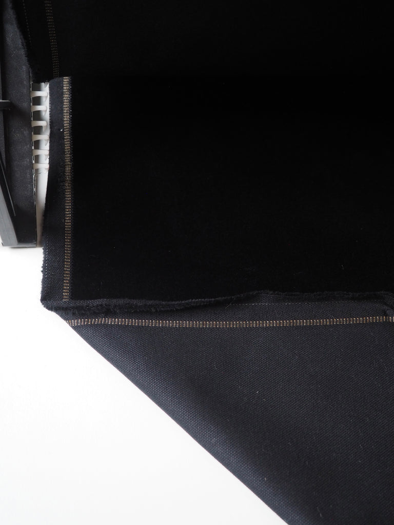 Black Cotton Velvet
