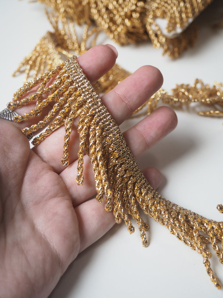 Gold Twisted Rope Trim 45mm