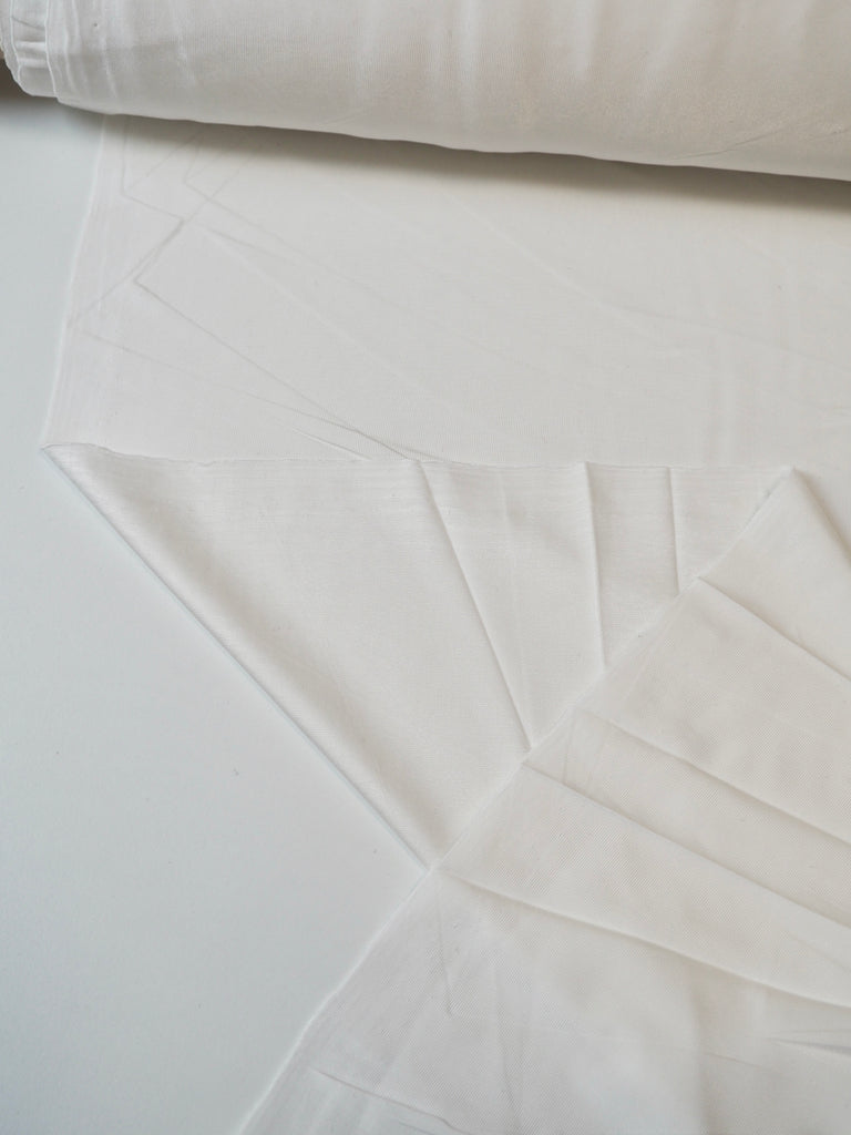 Off-White Satin Viscose Jersey