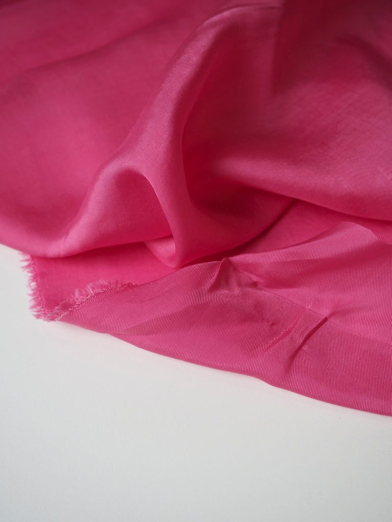 Pink Viscose Satin Twill Lining