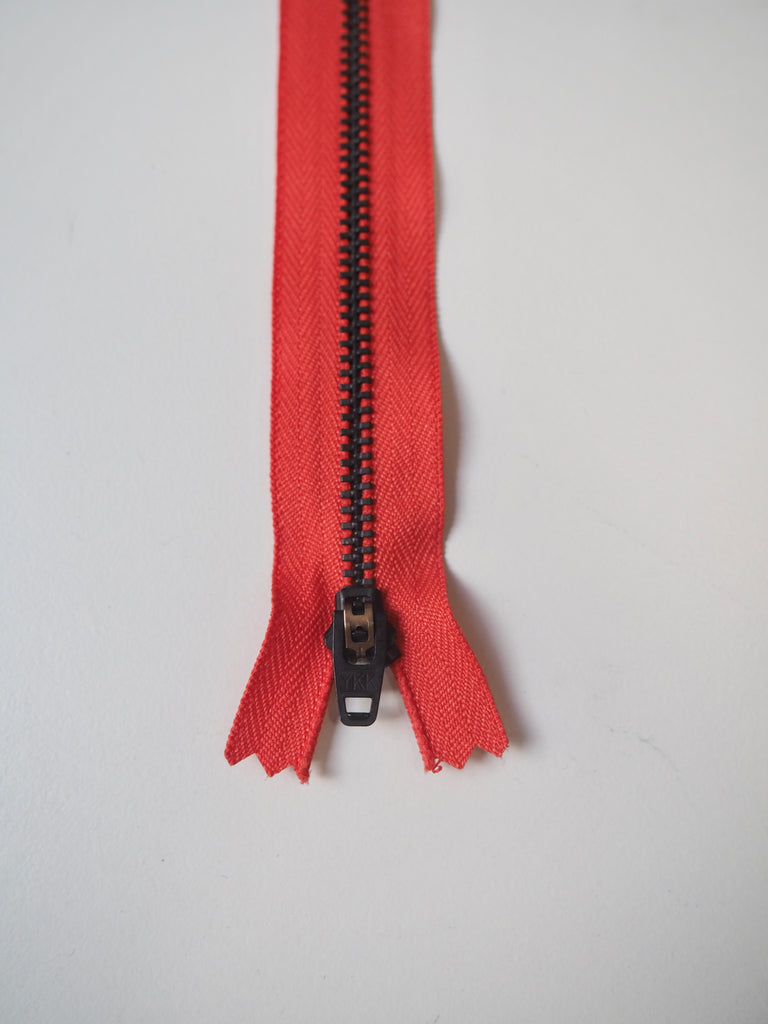 YKK 16cm/6in Narrow Metal Teeth Jeans Zips