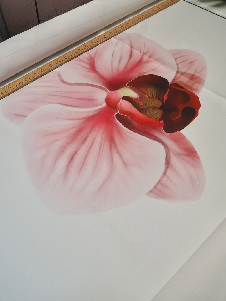 Floral Satin Twill Panels