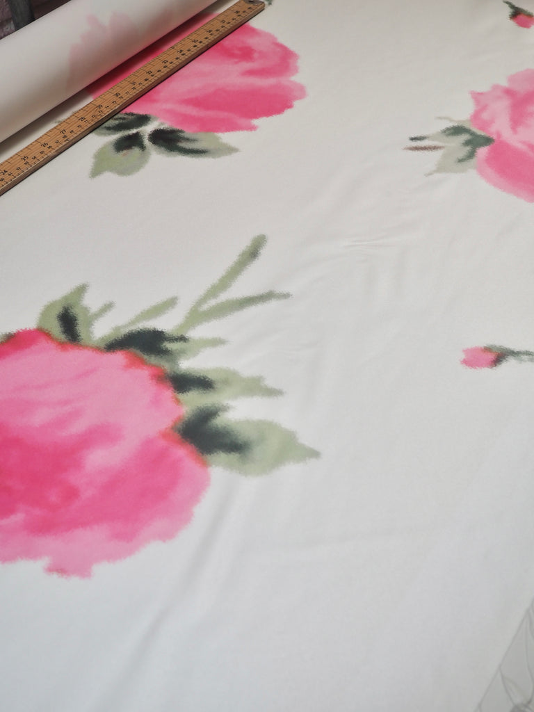 Pink Warp Rose Satin