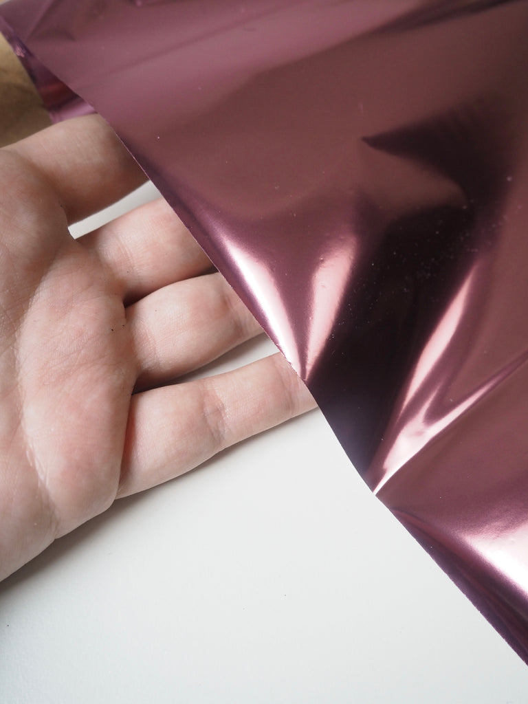 Pink Metallic Heat Transfer Foil