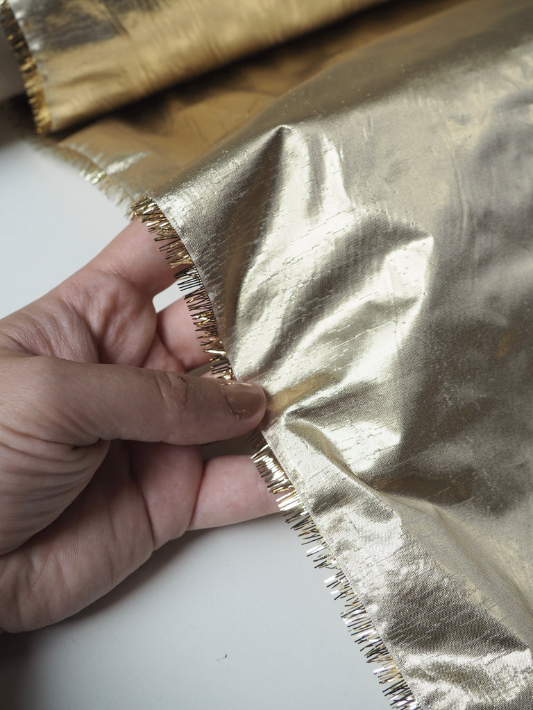 Gold Lamé Taffeta