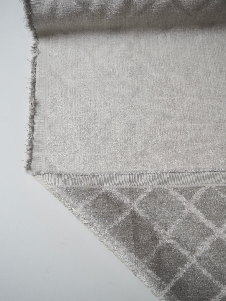 Silver Diamond Jacquard