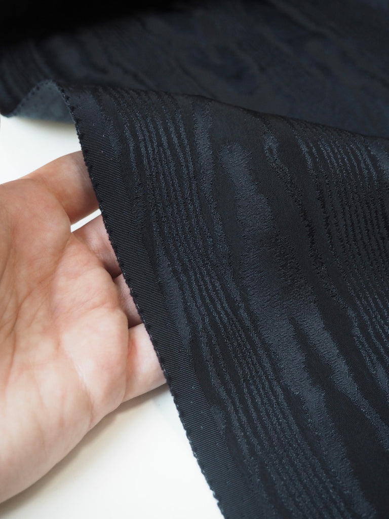 Midnight Nylon Moiré