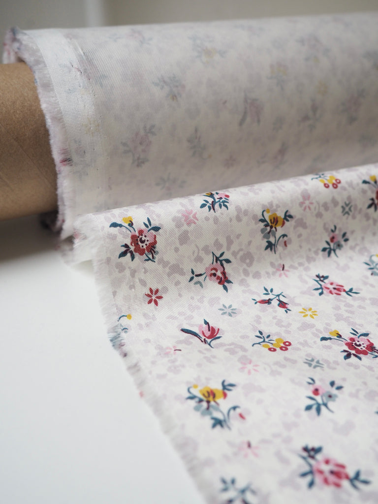 Liberty Pink Floral Cotton Twill