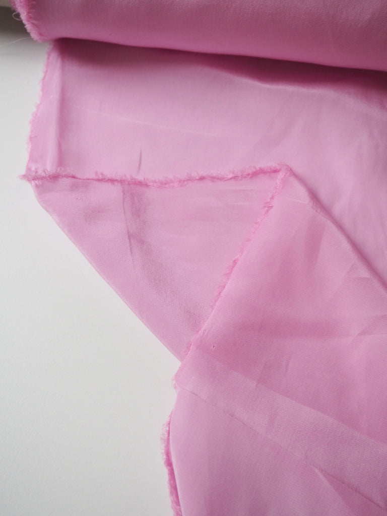 Pink Lightweight Silk Crepe de Chine