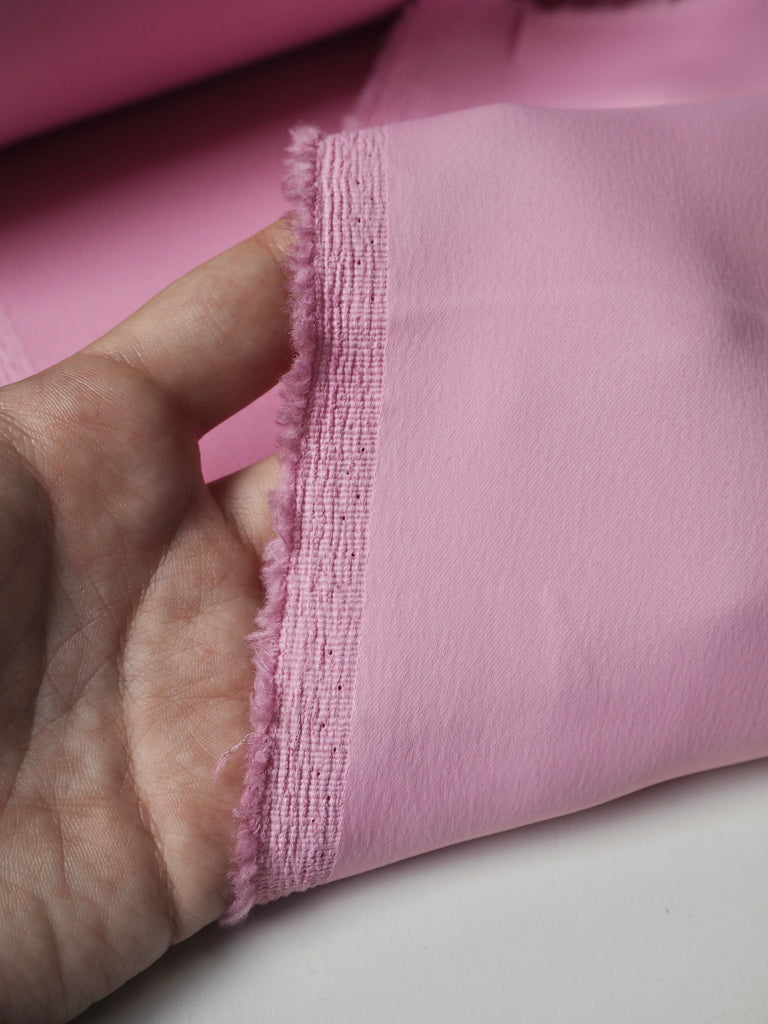 Peony Stretch Viscose/Acetate Crepe-Backed Satin