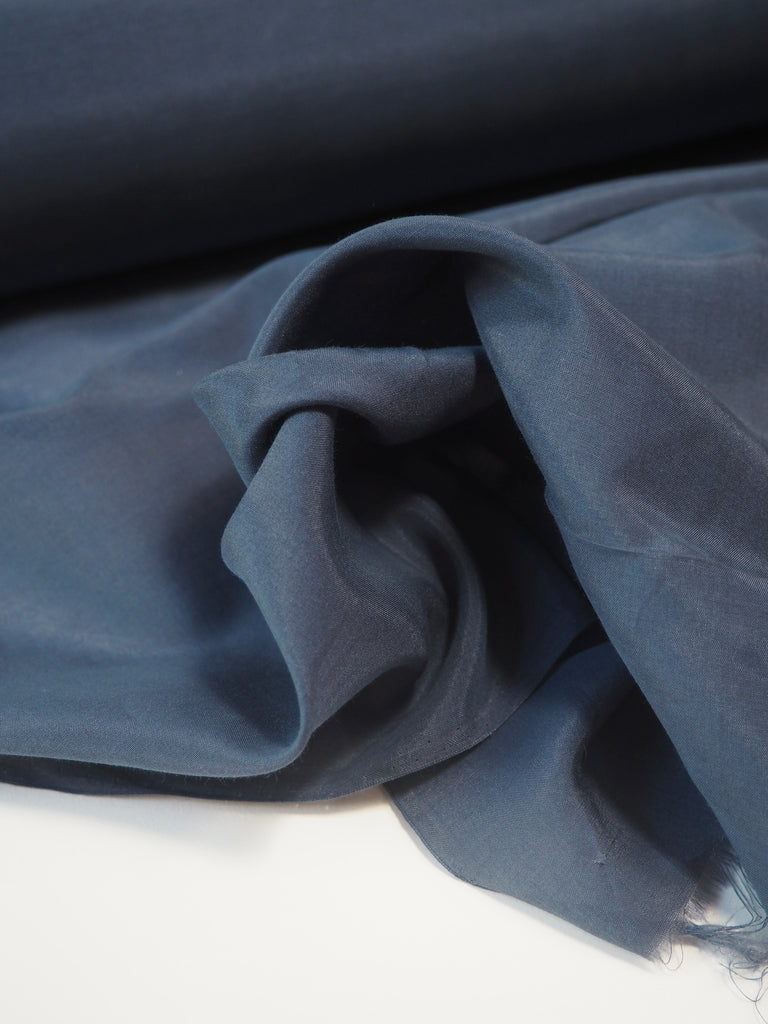 Blue Viscose Voile