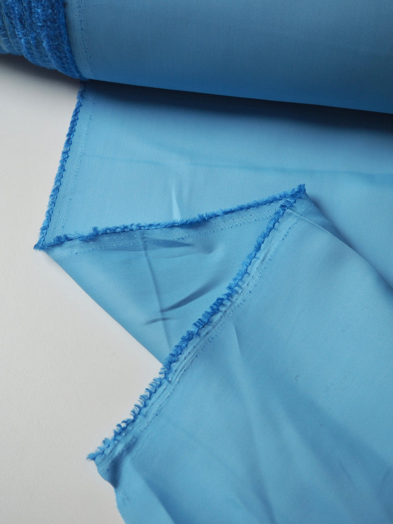 Light Blue Viscose Sateen