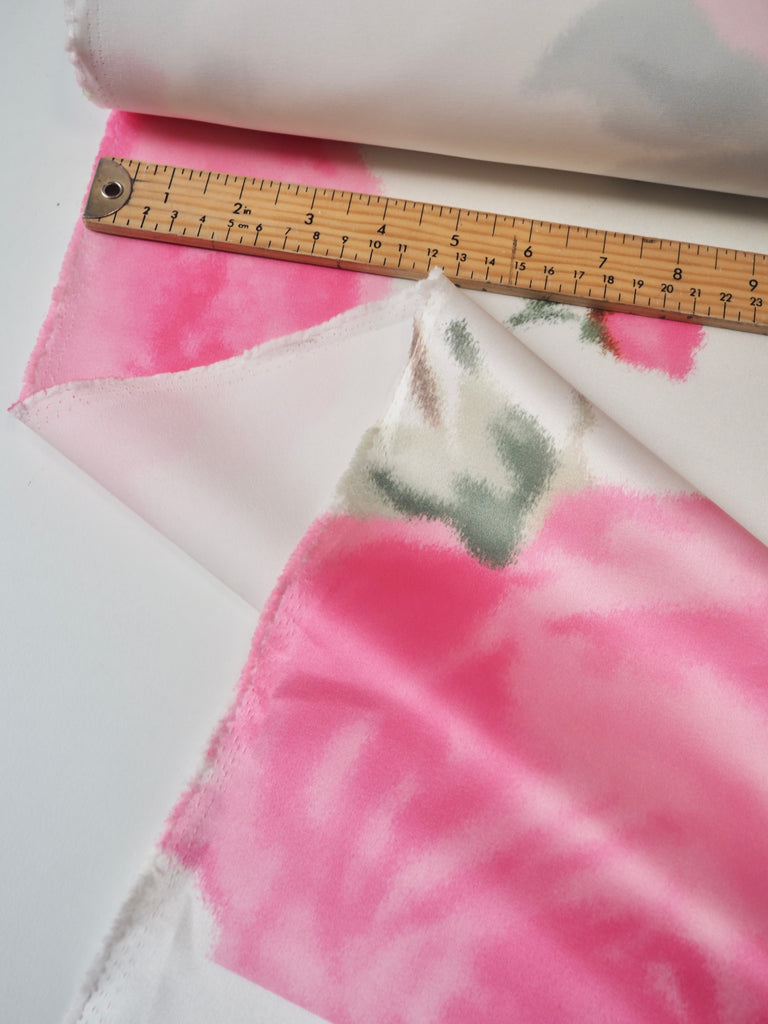 Pink Warp Rose Satin