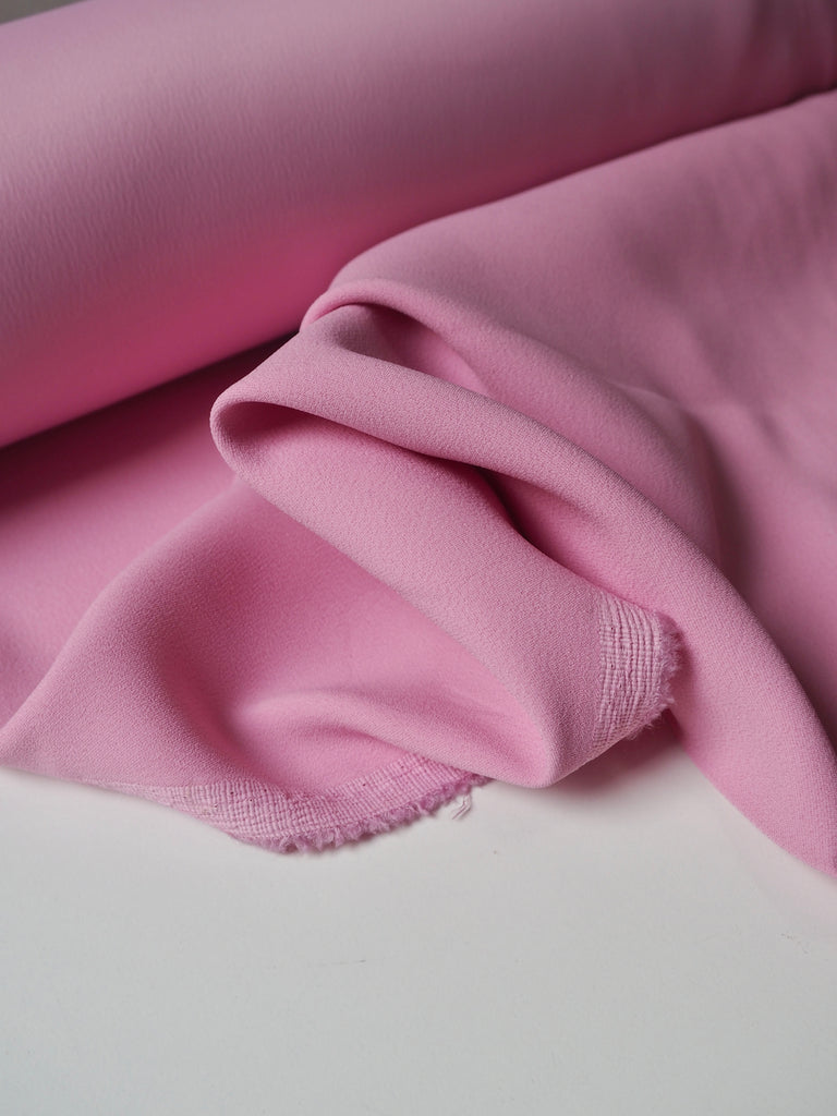 Peony Stretch Viscose/Acetate Crepe-Backed Satin