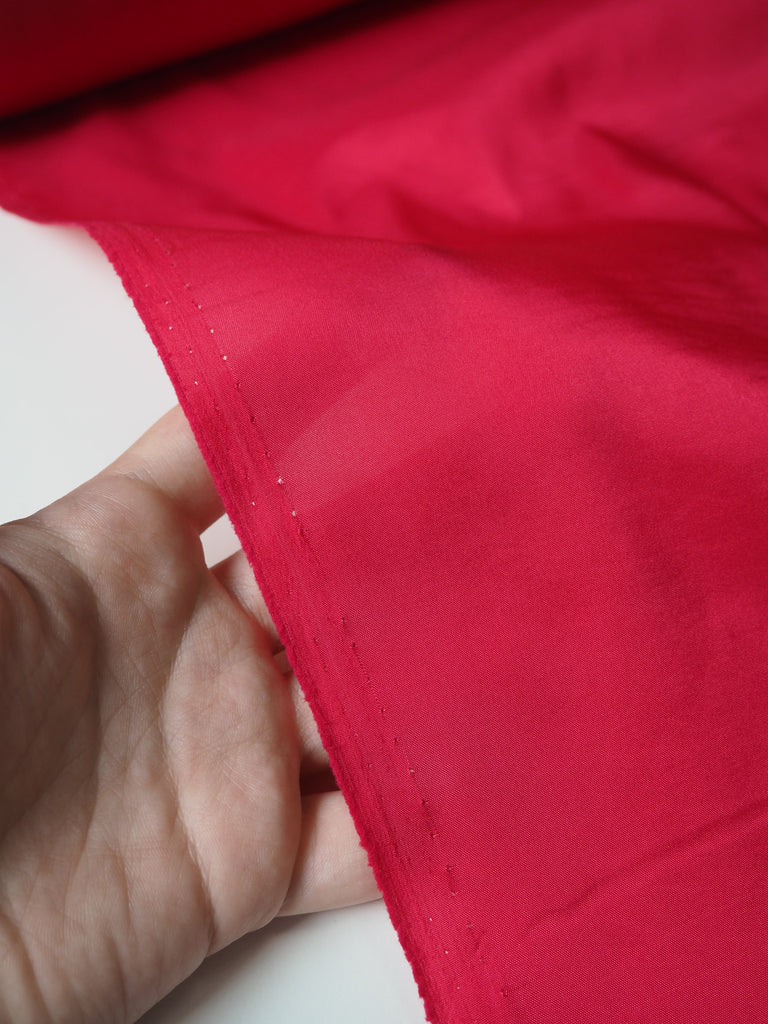 Scarlet Stretch Acetate Satin Lining