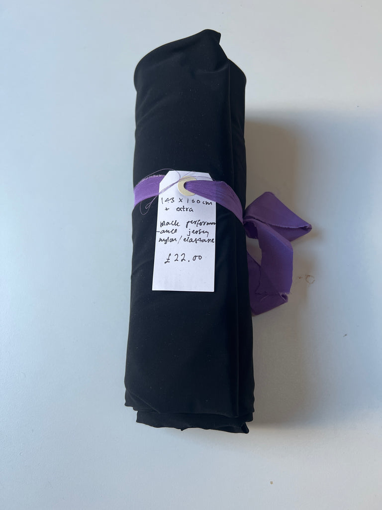 Black Performance Jersey Remnant