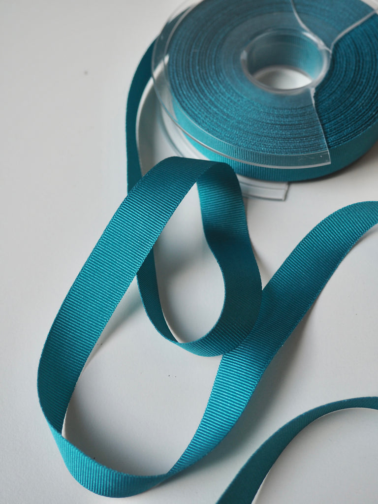 Berisfords Teal Grosgrain Ribbon 16mm