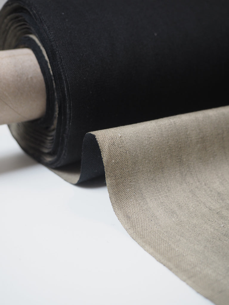 Black + Beige Reversible Cotton