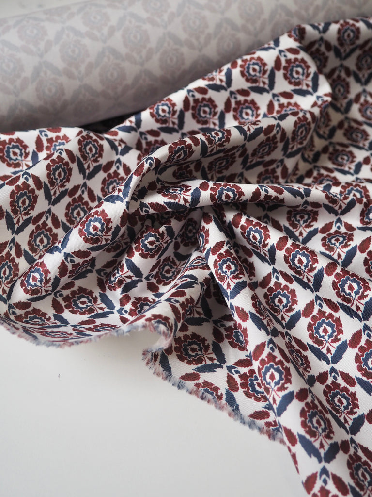 Liberty Red Beyoglu Cotton Twill