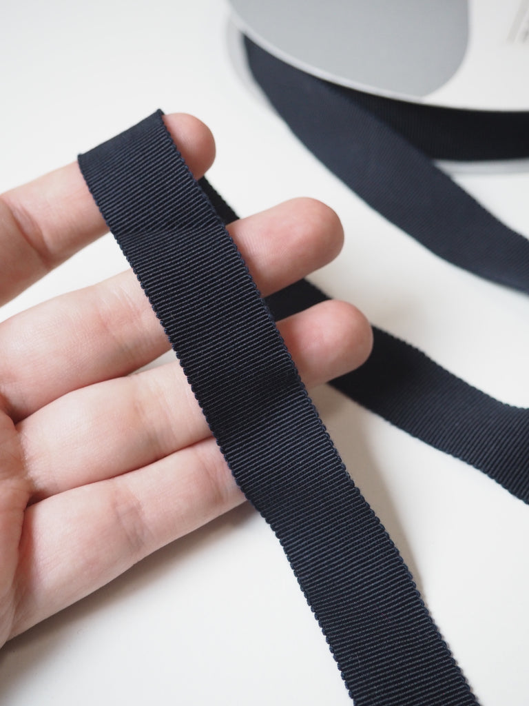 Shindo Midnight Grosgrain Ribbon 18mm