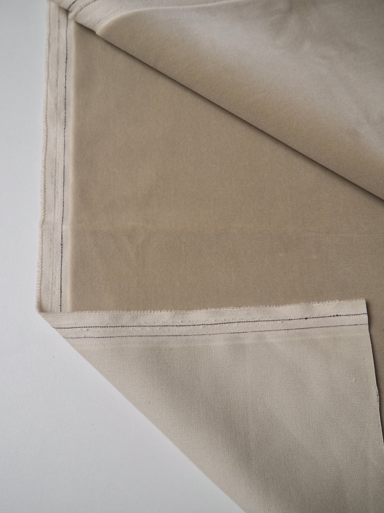 Parchment Cotton Velvet