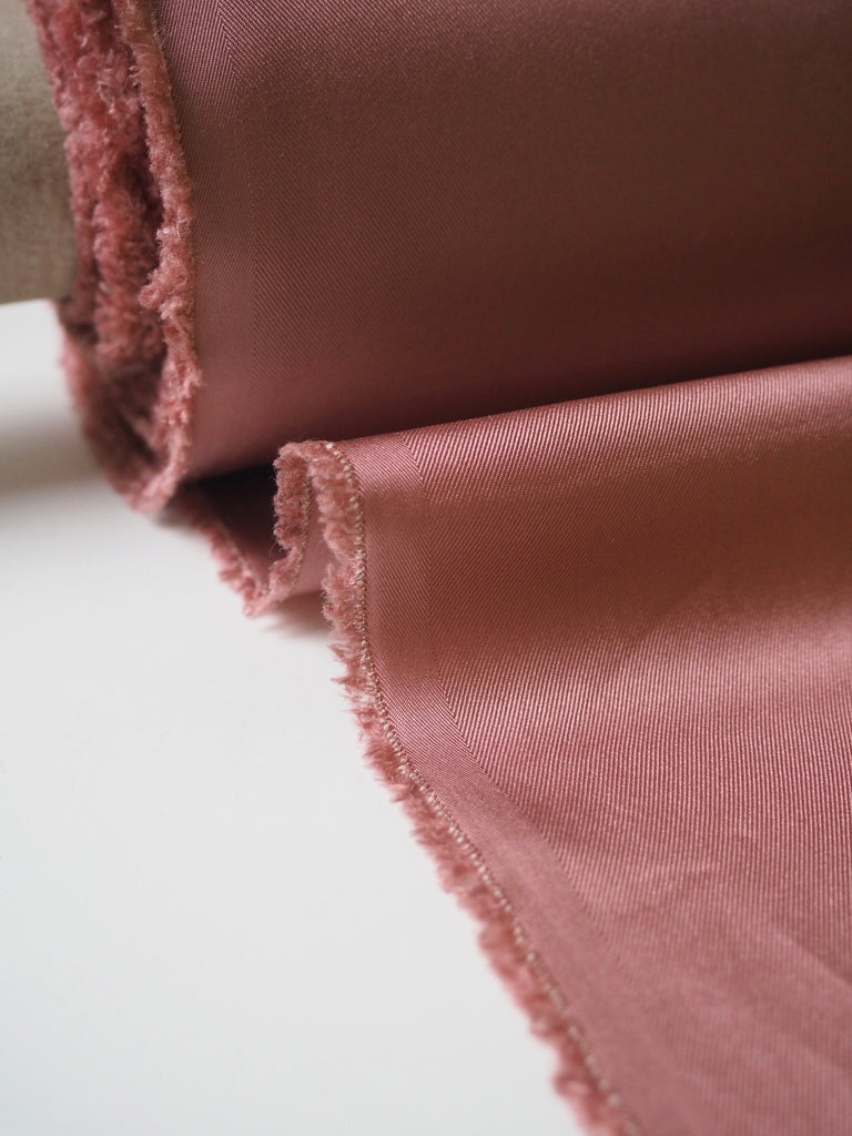 Dusty Pink Silk Twill