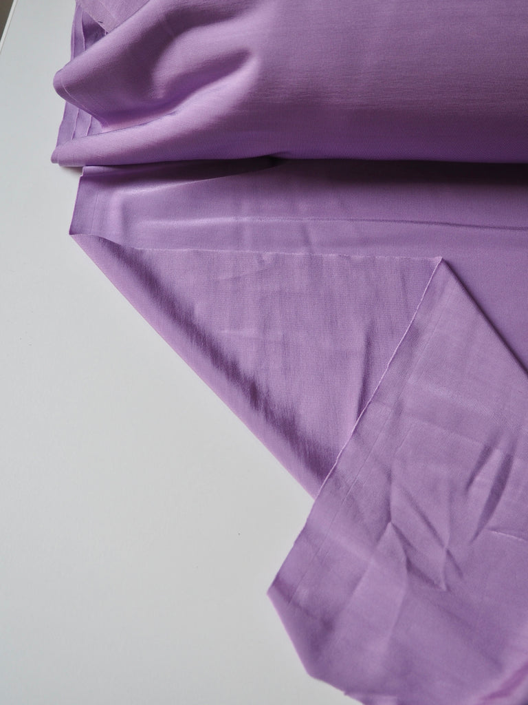 Light Purple Satin Viscose Jersey