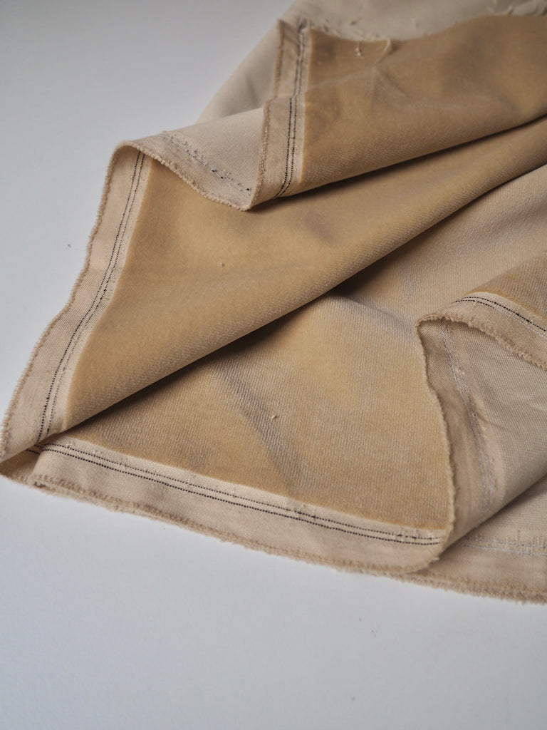 Buttermilk Cotton Velvet