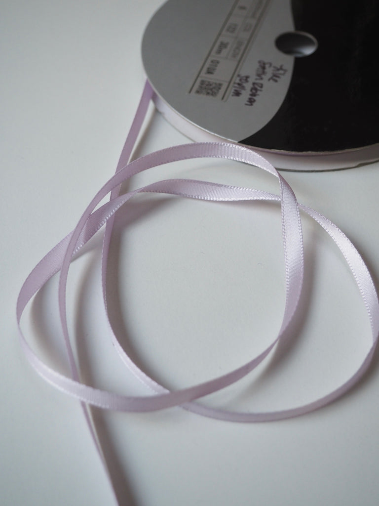 Shindo Lilac Satin Ribbon 6mm