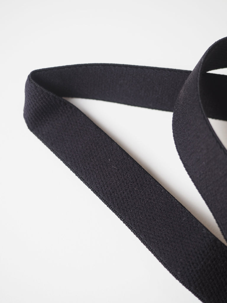 Black Strap Elastic 20mm