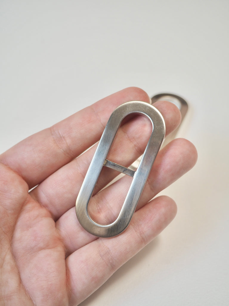 Long Silver Slider 66mm